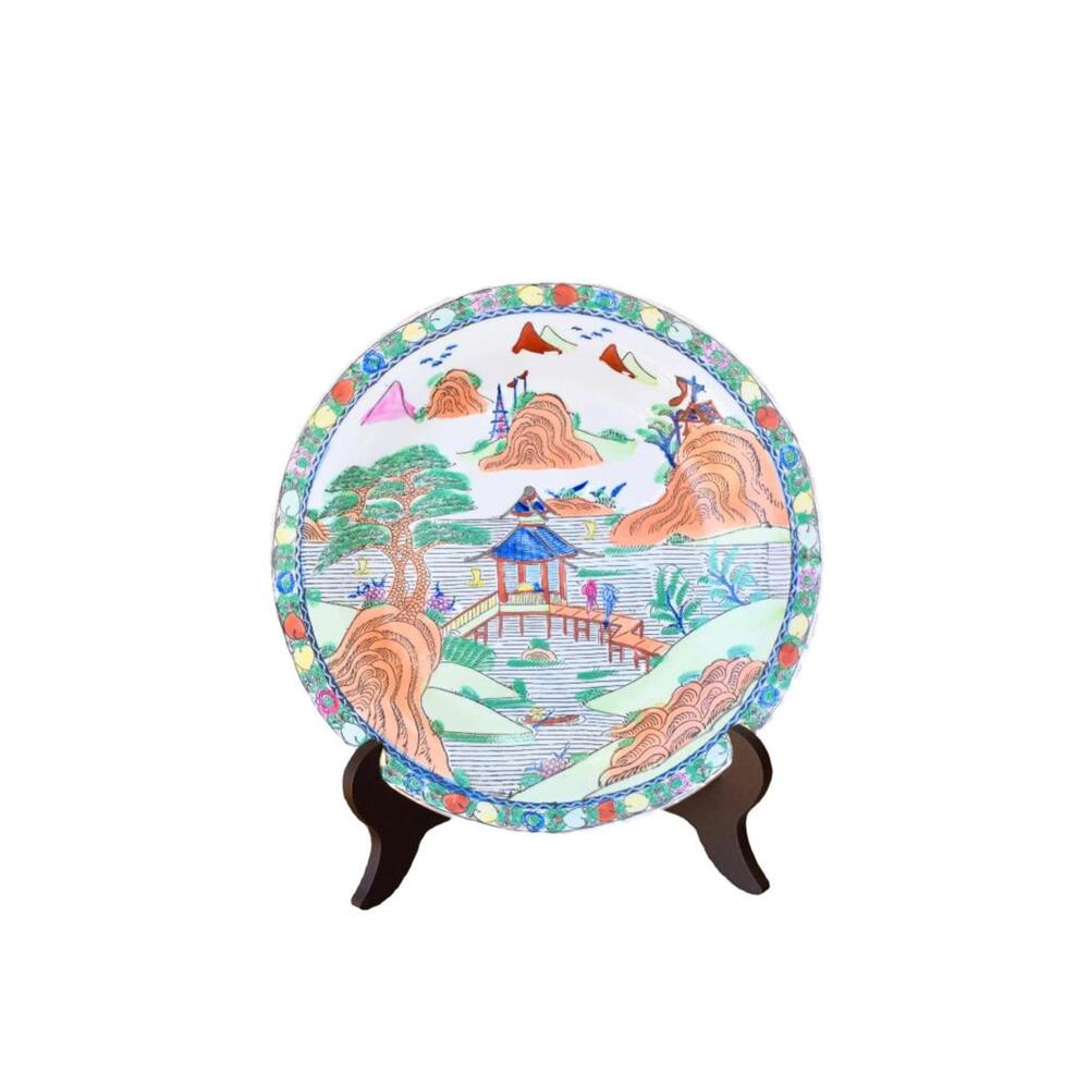 Chinese Decorative Plate "Pavilion in Summer"
